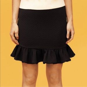 ANTHROPOLOGIE Postmark Knit Tulip Pencil Skirt Medium